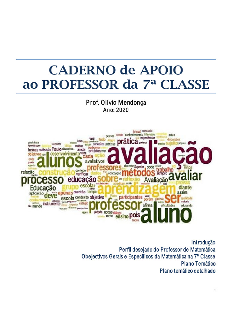 Manual De Matemática 7 Classe Pdf
