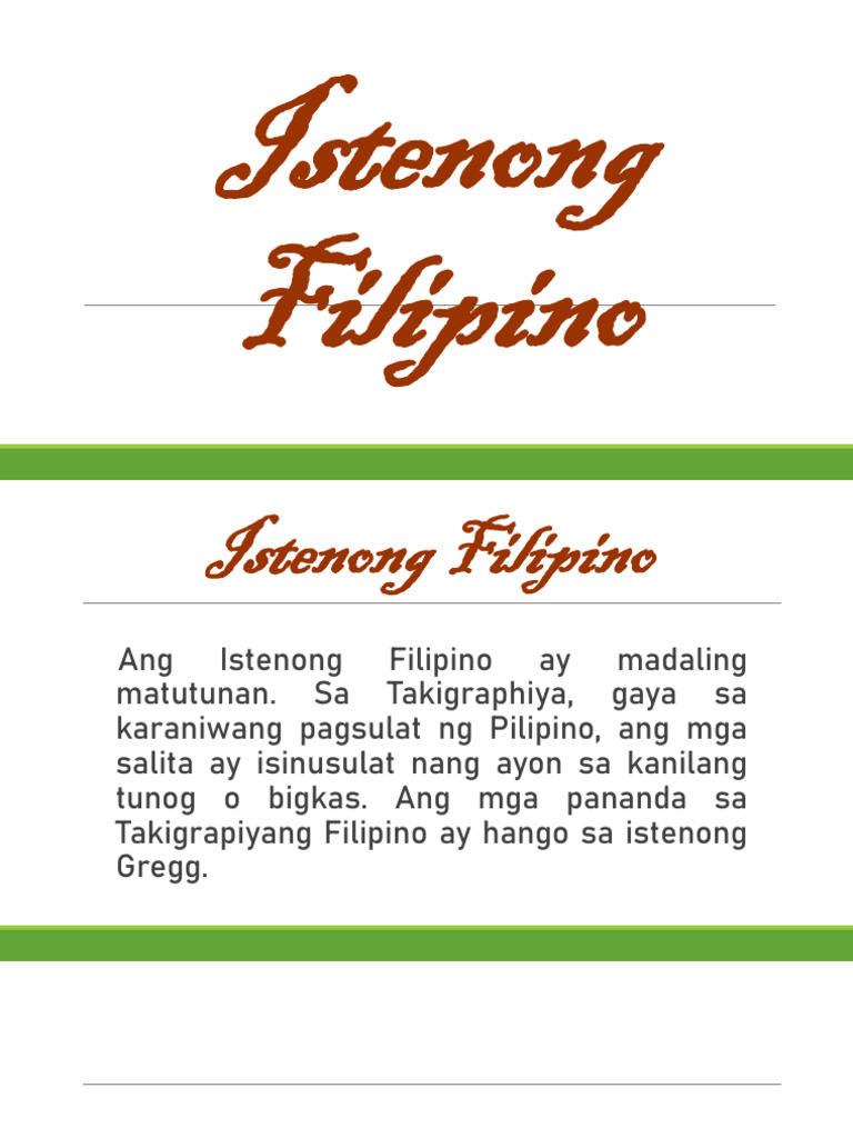 Leksyon Sa Aralin 1-7 (Istenong Filipino) | PDF