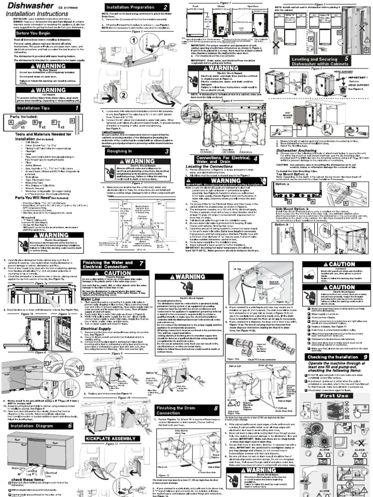 DISHWASHER INSTALL | PDF