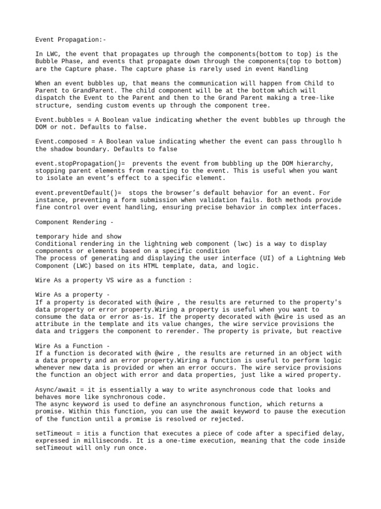 Event Propagation | PDF