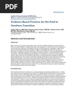 Download Evidence-Based Practices for the Fetal to Newborn Transition by Myanmar Man SN7733514 doc pdf