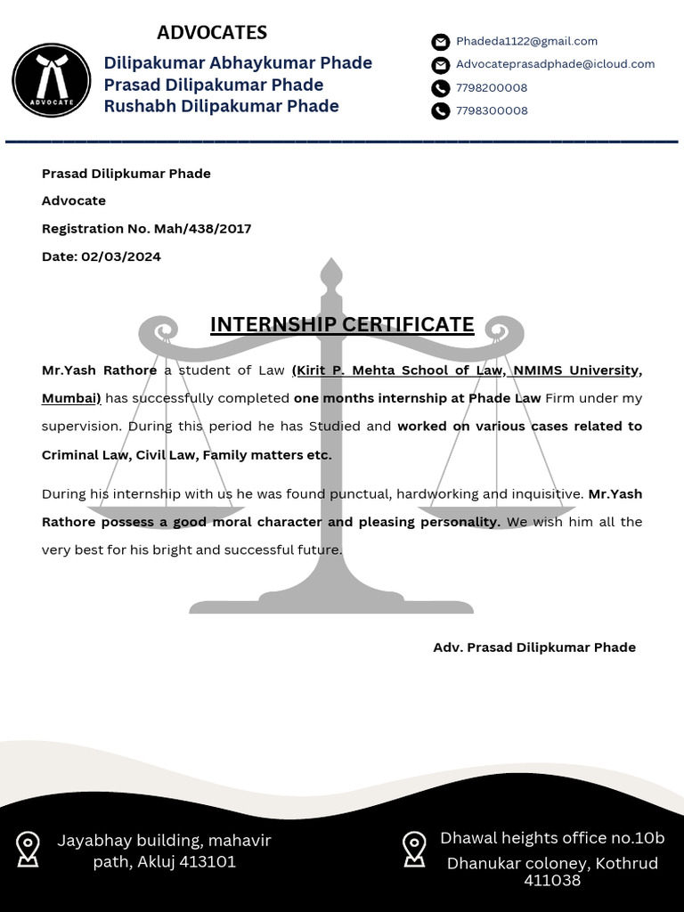 Advocate Sample PDF | PDF