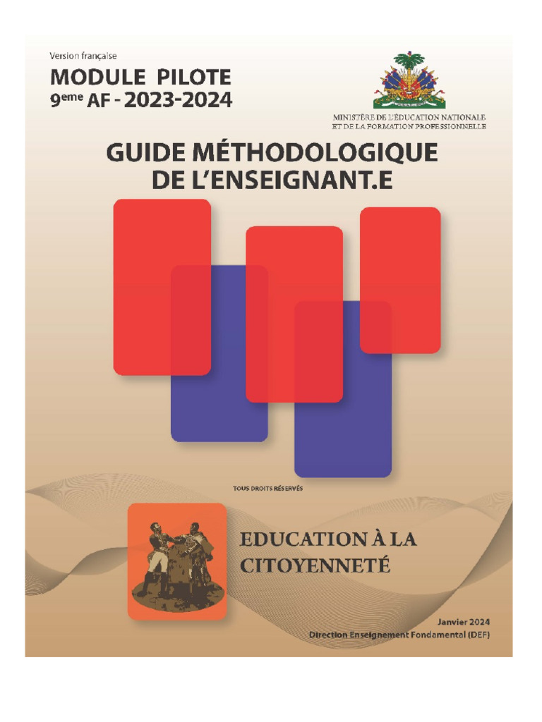 EC - Guide Enseignant 9e AF 2024 - VF | PDF