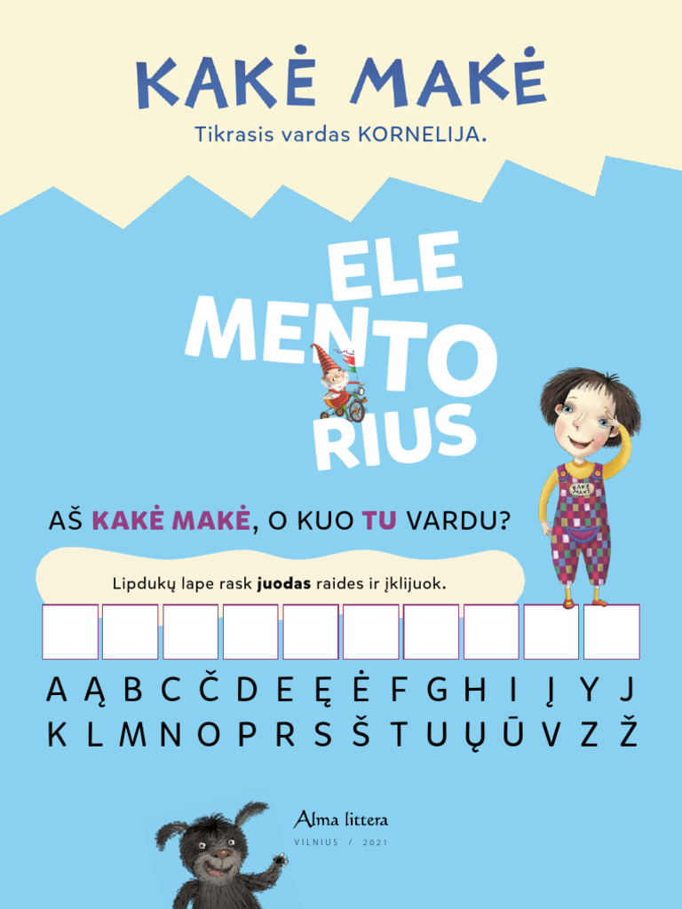 Kakė-Makė Elementorius Istrauka | PDF