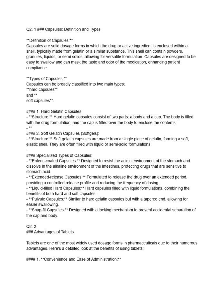 Capsule | PDF