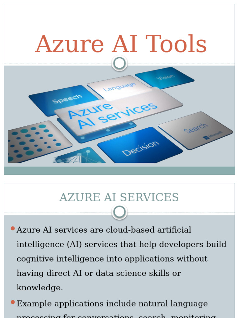 Azure Ai Tools | PDF