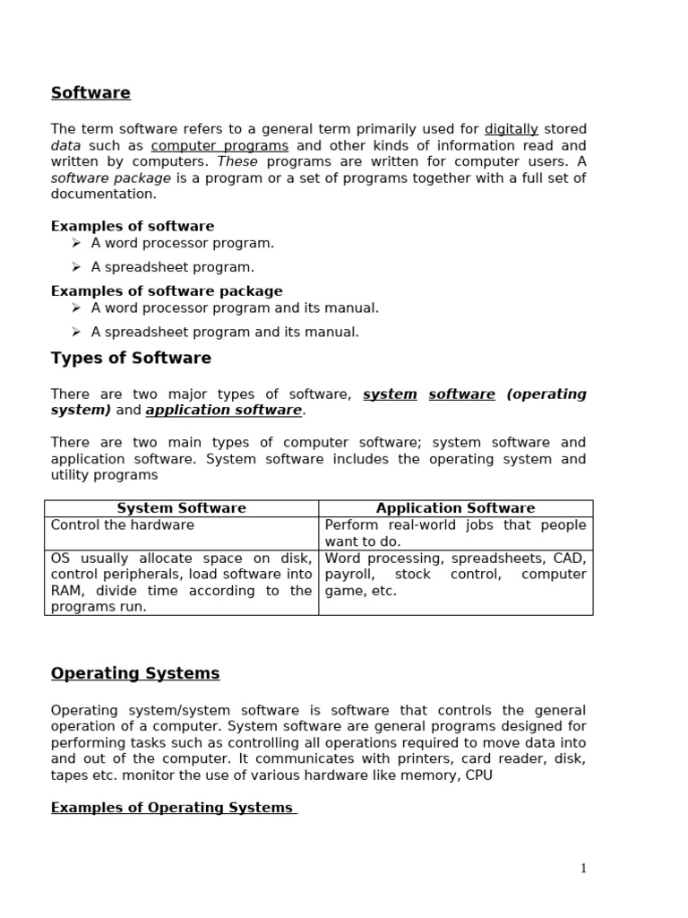 Software | PDF