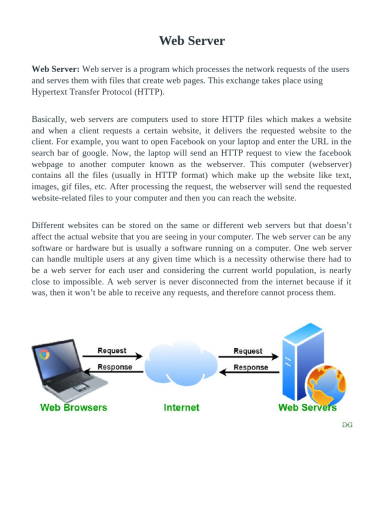 Web Server Details | PDF