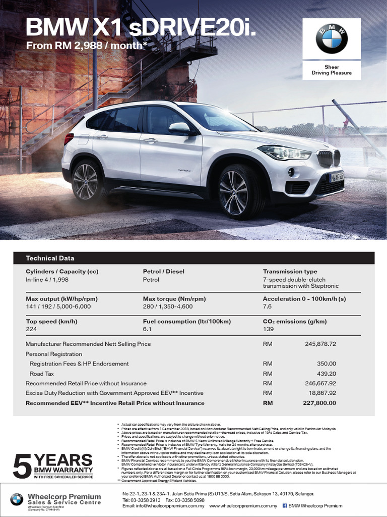 BMW X1 SDrive20i | PDF