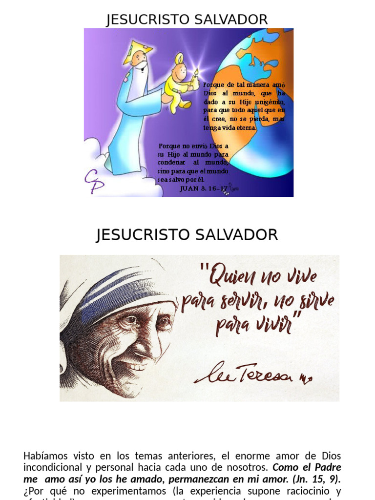 Jesucristo Salvador | PDF