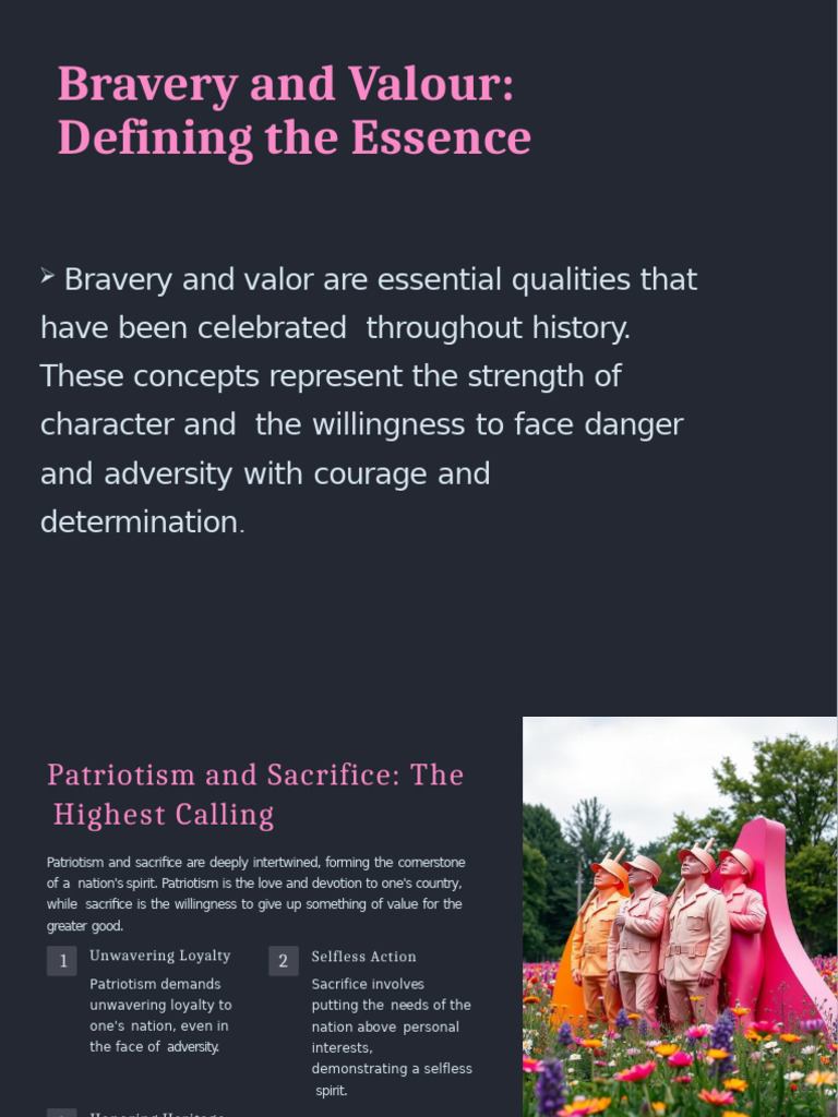 Bravery and Valor Defining The Essence | PDF