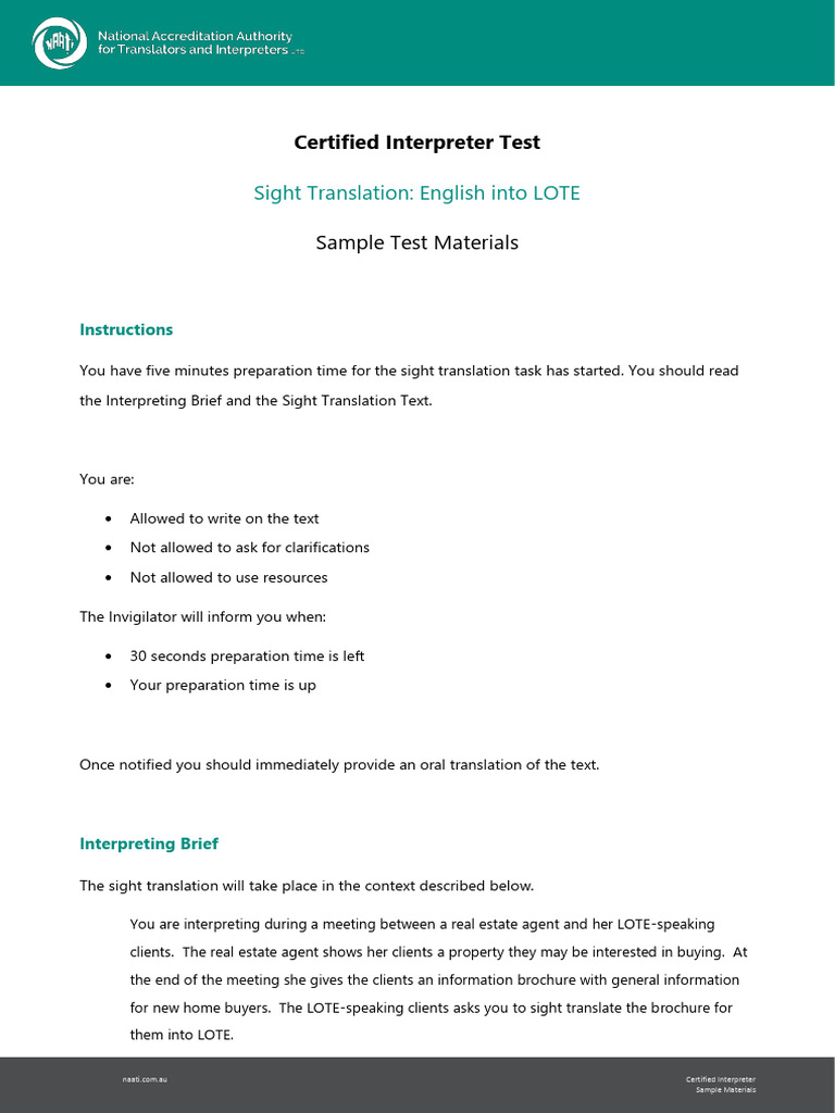 CI Sight Sample Materials | PDF