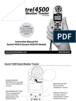 Kestrel 4500 User Guide