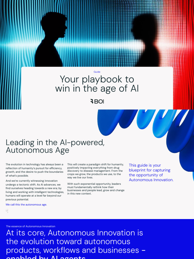 Your Playbook To Win in The Age of AI | PDF