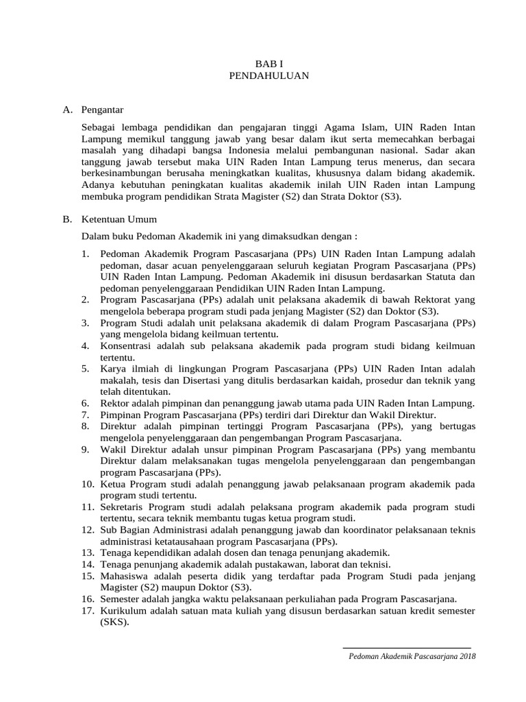 Pedoman Akademik 1 16 | PDF