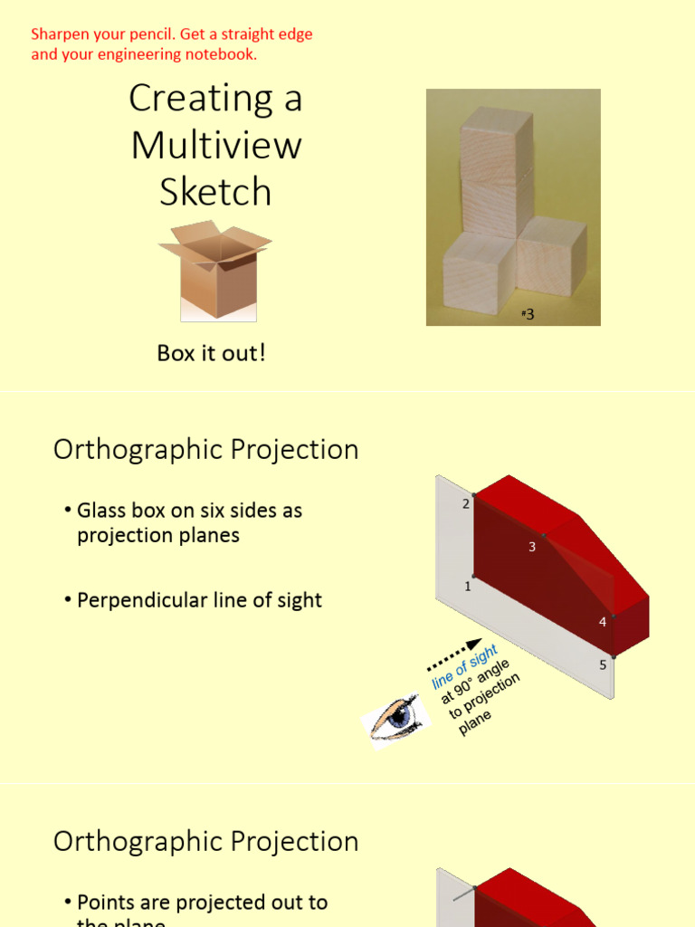 2.4A Creating A Multiview Sketch 2017 | PDF