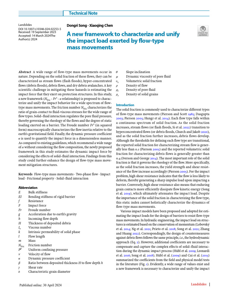 A New Framework To Characterize and Unify The Impact Load Exerted by ...