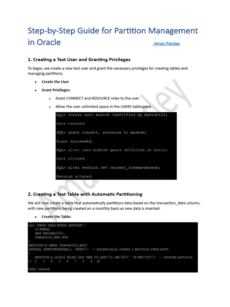 Guide For Partition Management | PDF