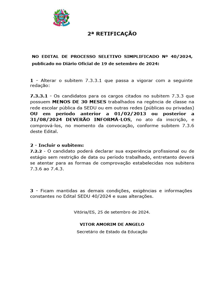 2 Retificação | PDF