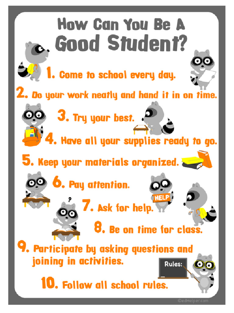 How To Be A Good Student | PDF