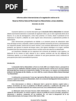Informe deforestacion en la Reserva los Manantiales
