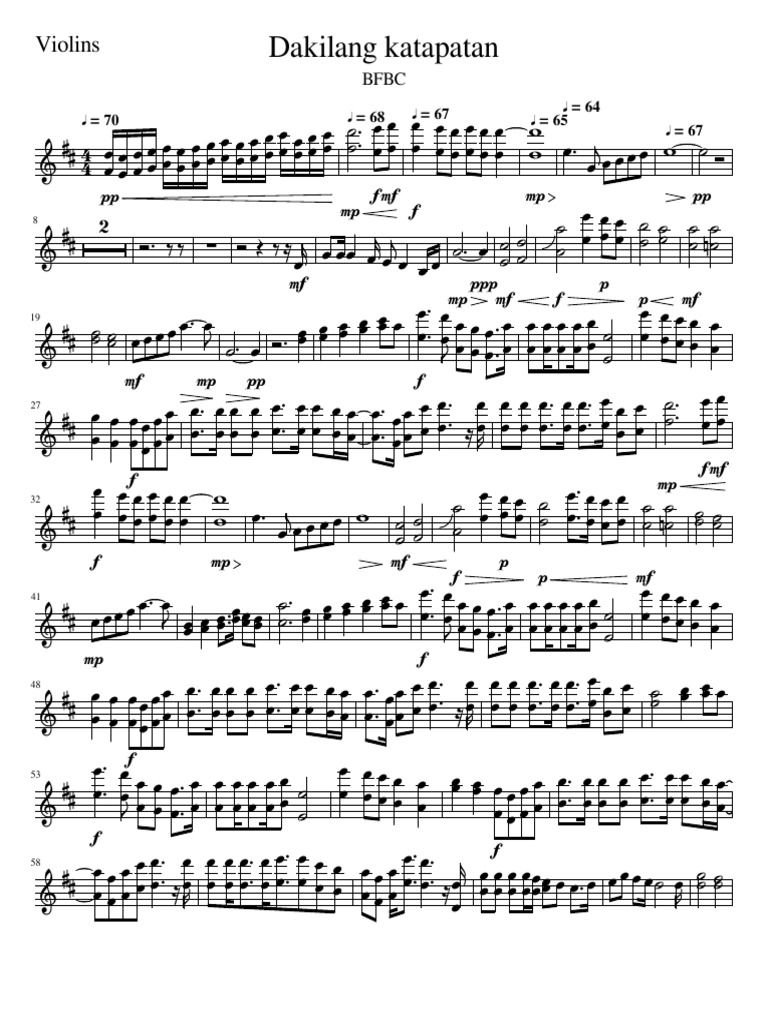 Dakilang Katapatan Violins Pdf
