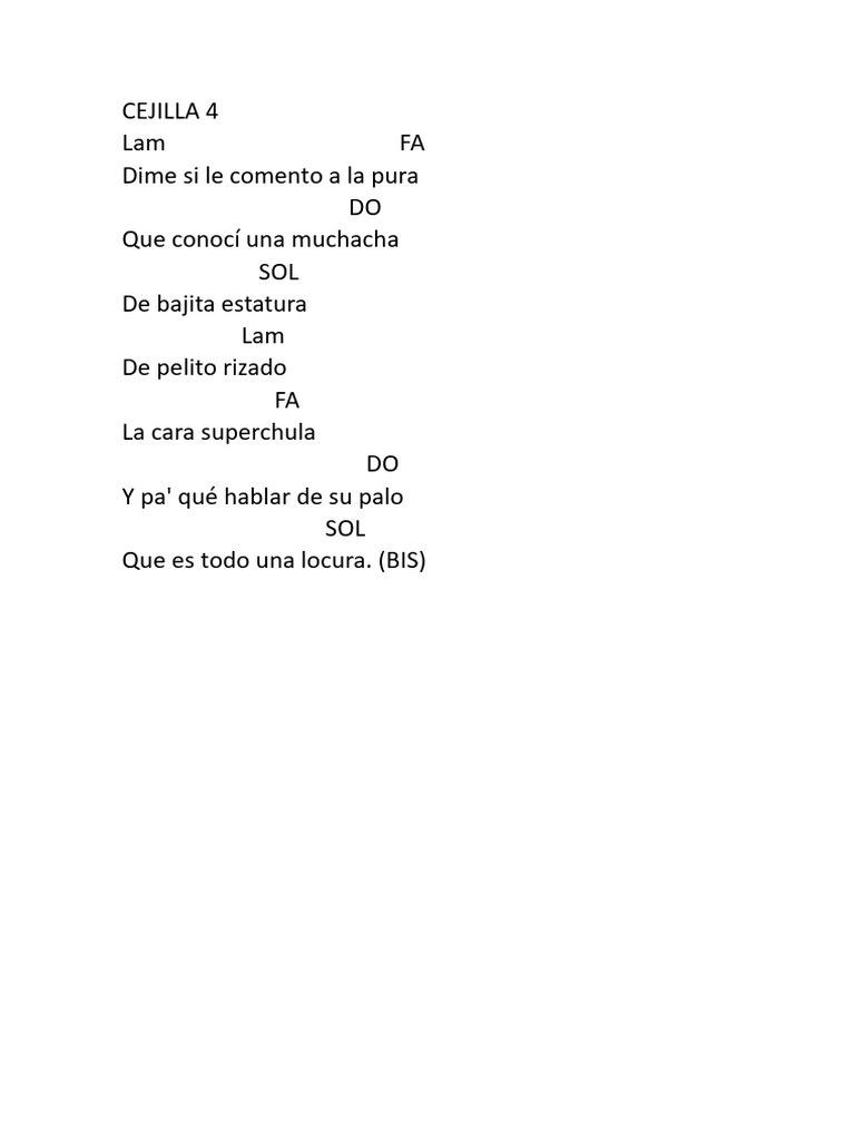 Canción La Rizos | PDF