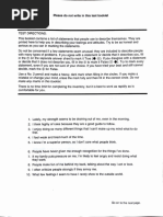 MMPI 2 Test Booklet | PDF
