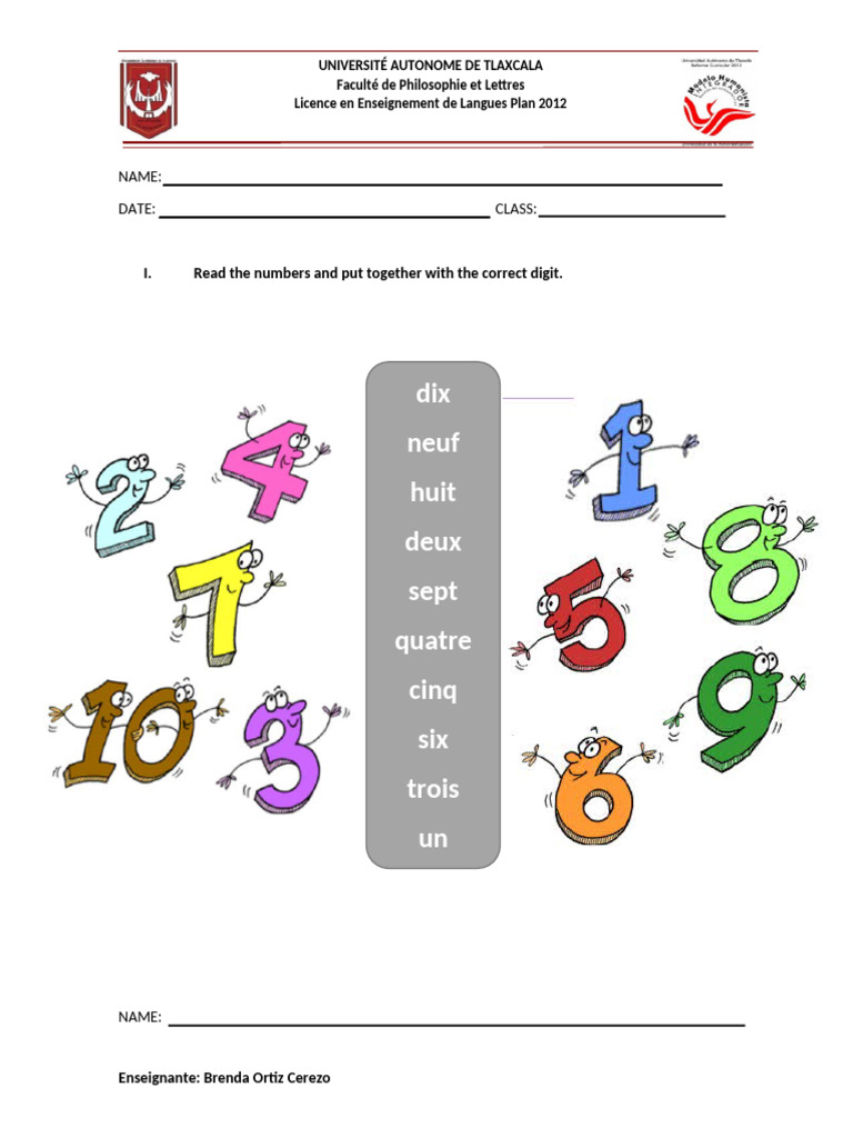 the numbers PDF