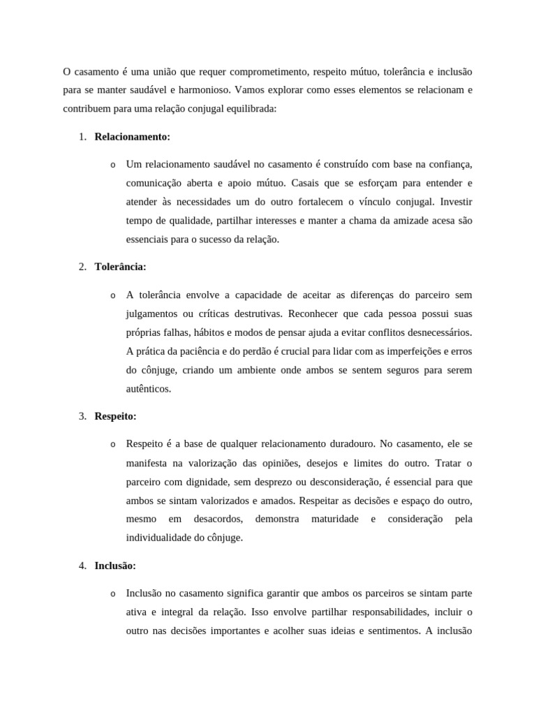 O Casamento É Uma União Que Requer Comprometimento | PDF