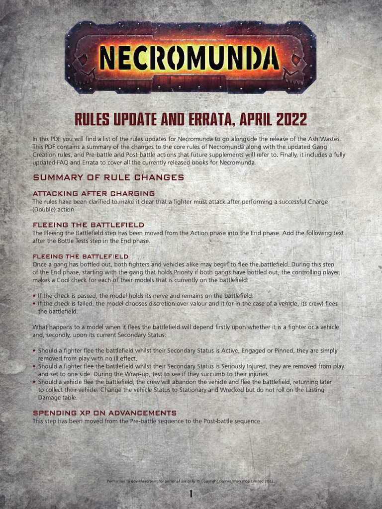 Necromunda Faqs Necromunda Eng 24.09-Oqrz2hilvm | PDF