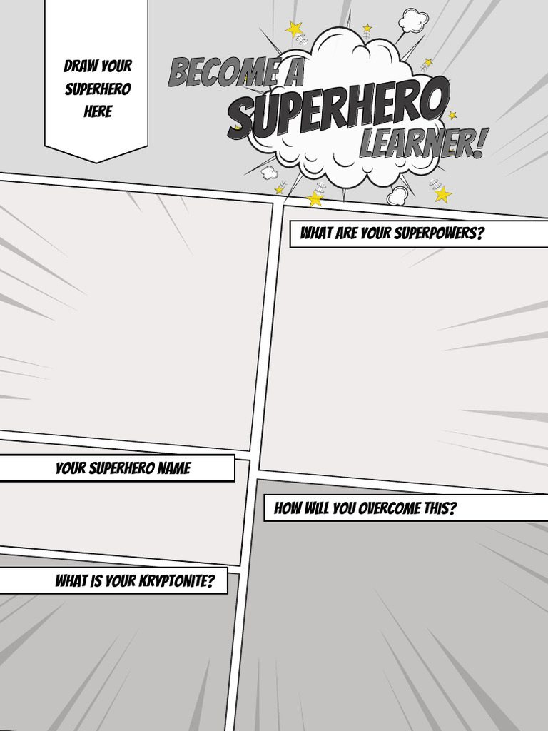 Superhero Creation Activity PDF | PDF