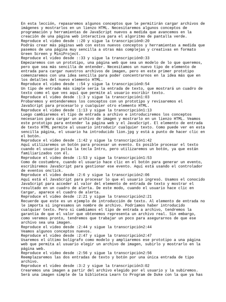 Cargar y mostrar una imagen pdf html script java