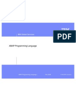 Chapter 01 - ABAP Programming Language