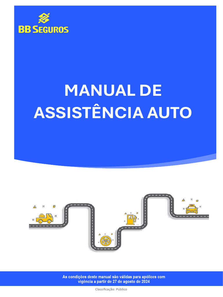 Manual de Assistências Auto BB - A Partir de 27-08-2024 | PDF