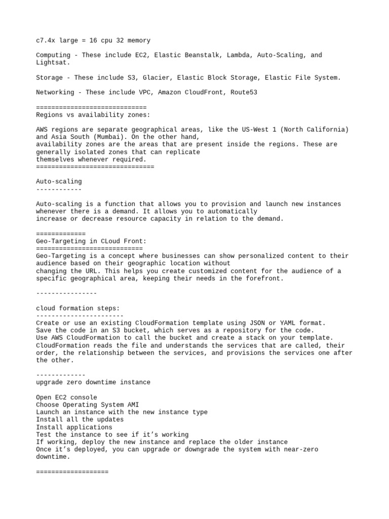 Aws pdf