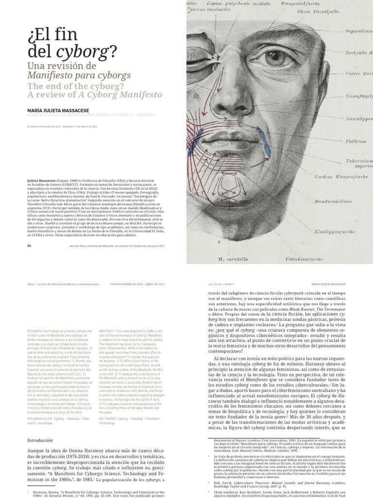 El Fin Del Cyborg Una Revision de Manif | PDF