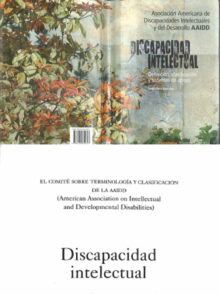 Discapacidad Intelectual Aaidd | PDF