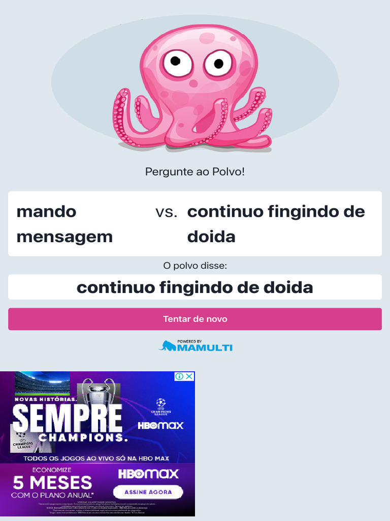 Pergunte ao Polvo! | PDF