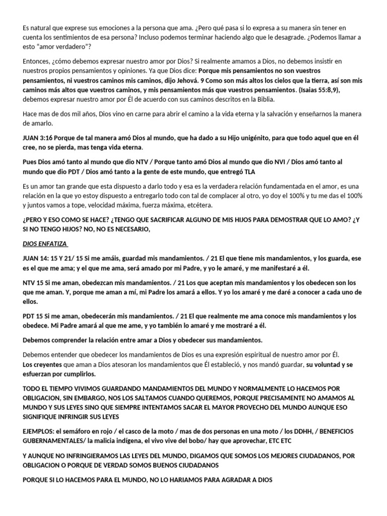 Amar A Dios 2 | PDF