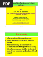 Download Peritonitis in farm animals  by Ali Sadiek       by Ali H Sadiek       SN7735070 doc pdf