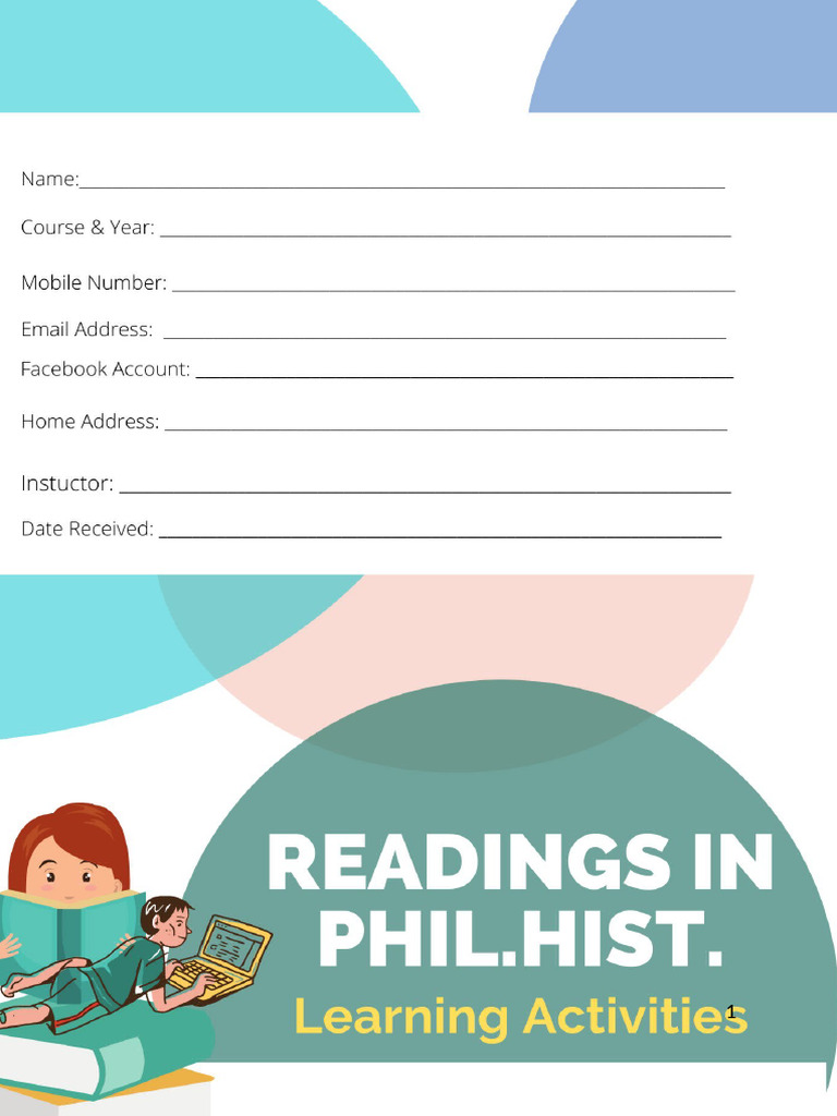 WIP Learning Activities | PDF