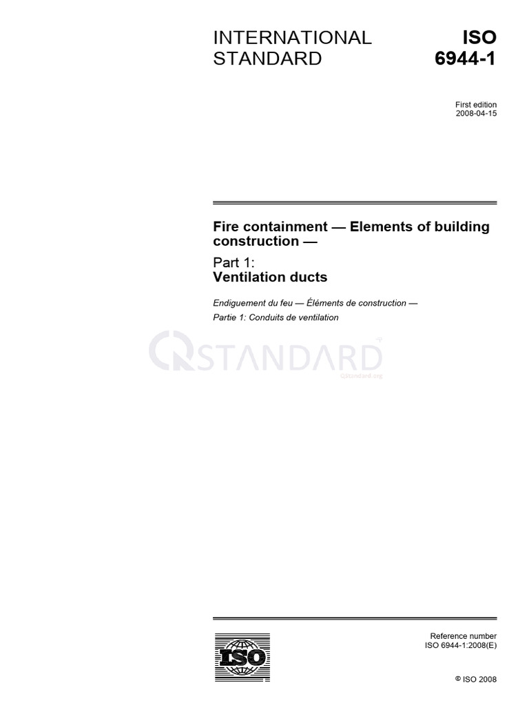 ISO 6944-1-2008 (bản đầy đủ) | PDF