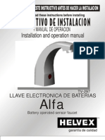 HELVEX - Llave Electronic A de Baterias v-297