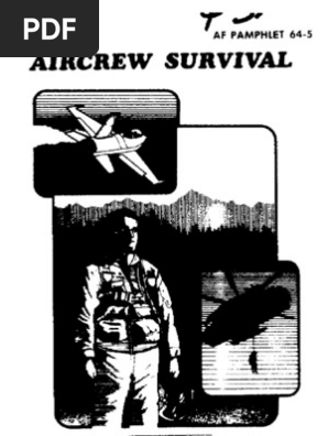 アメリカ空軍遭難専門書　『AIRCREW SURVIVAL』 アメリカ空軍遭難専門書 『AIRCREW SURVIVAL』 Air Force