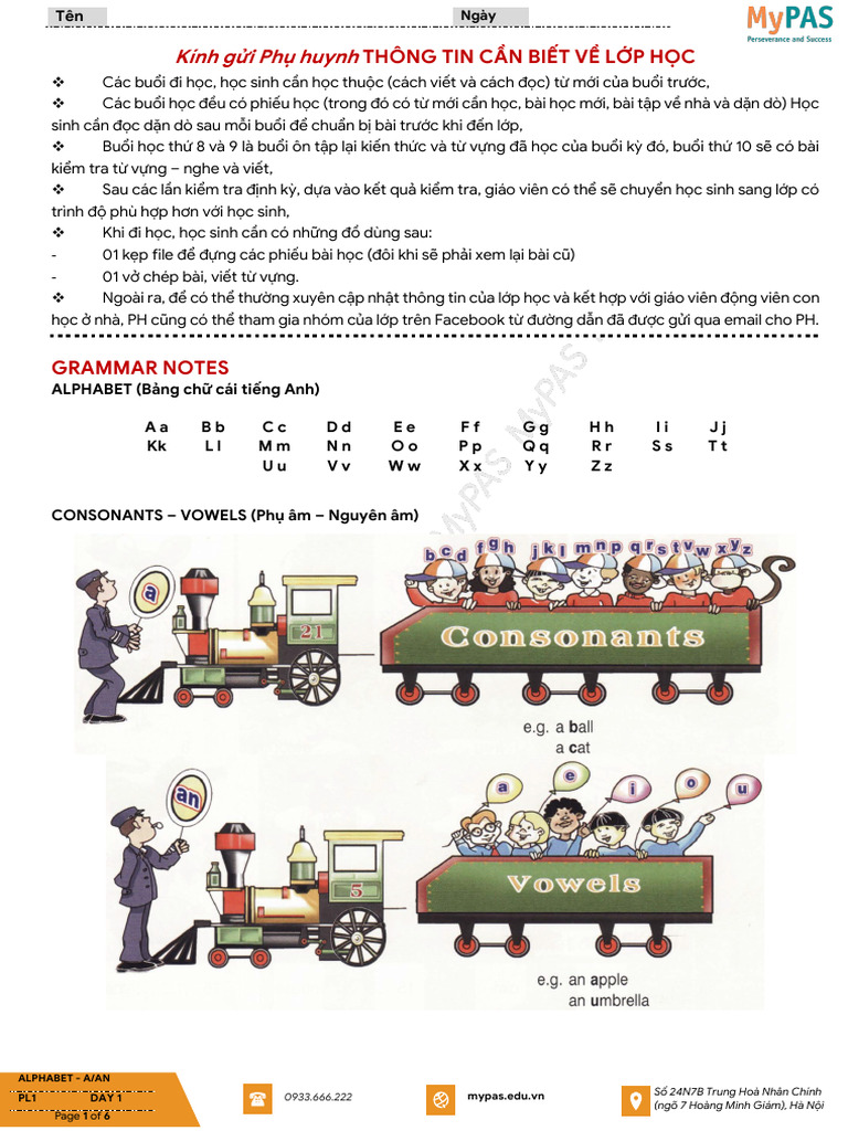 PL1 D1 Alphabet | PDF