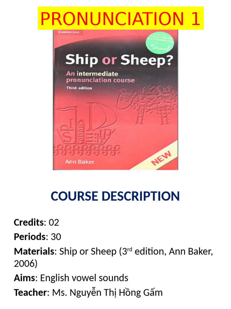 English Vowel Sounds Course Overview | PDF | Foreign Language Studies | Art