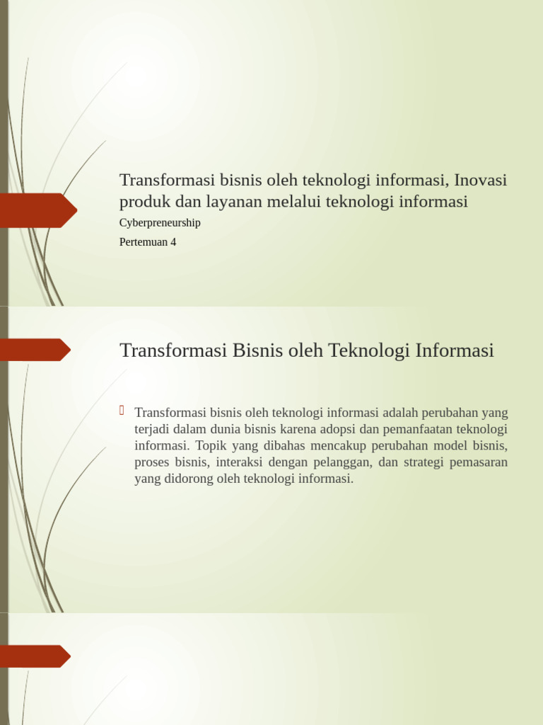 Teknologi Informasi TBS bisnis perusahaan