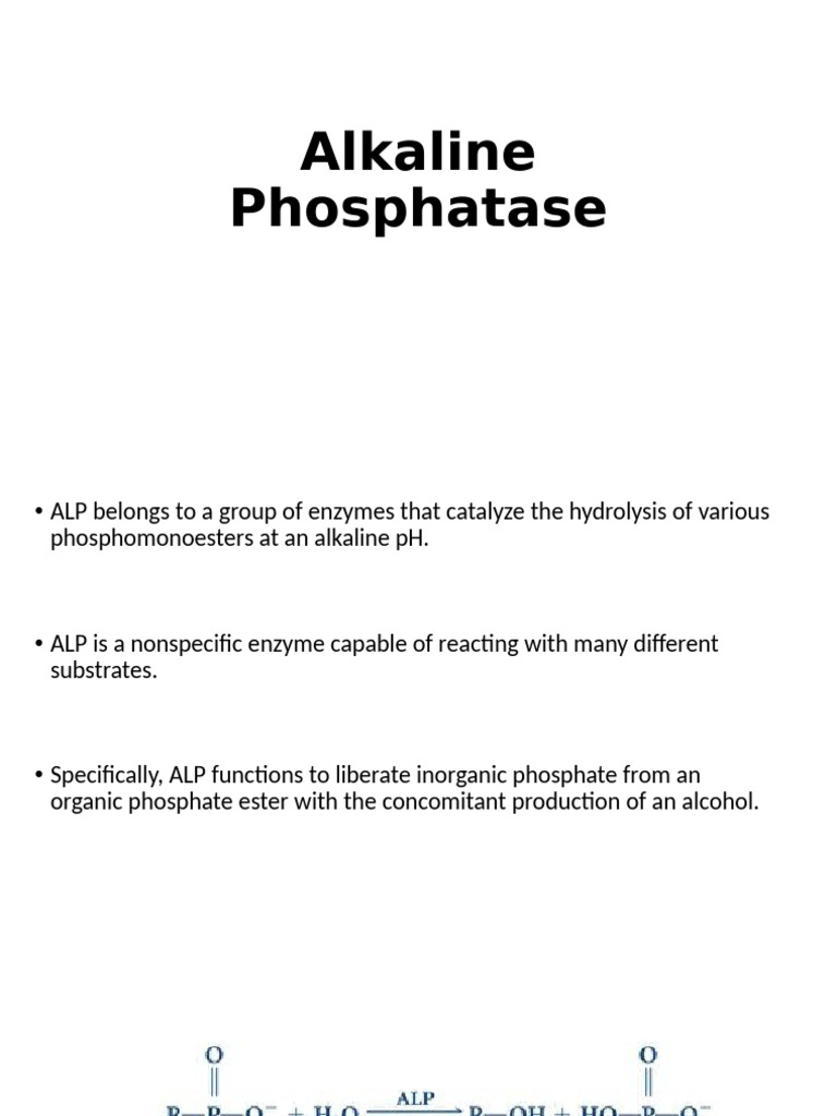 Alkaline Phosphatase | PDF