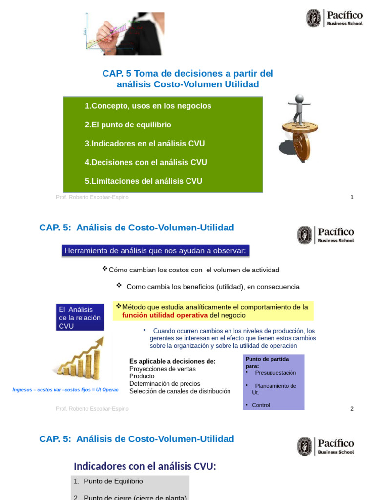 CPTD Cap 5 Toma de Decisiones A Partir Del Analisis CVU | PDF